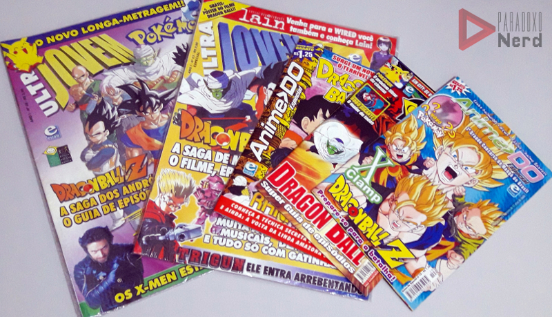 Revistas: Ultra Jovem, Comix e Anime Do