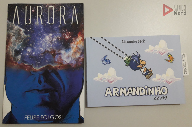 HQ Aurora e livro do Armandinho