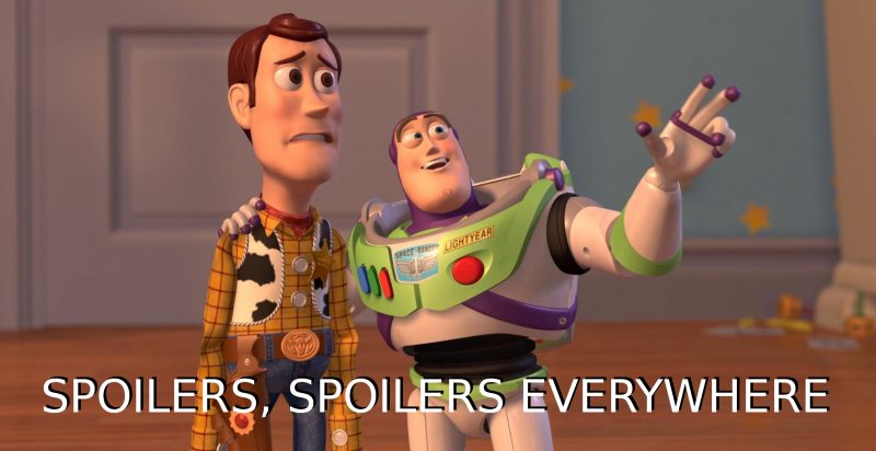 Spoilers, spoilers everywhere